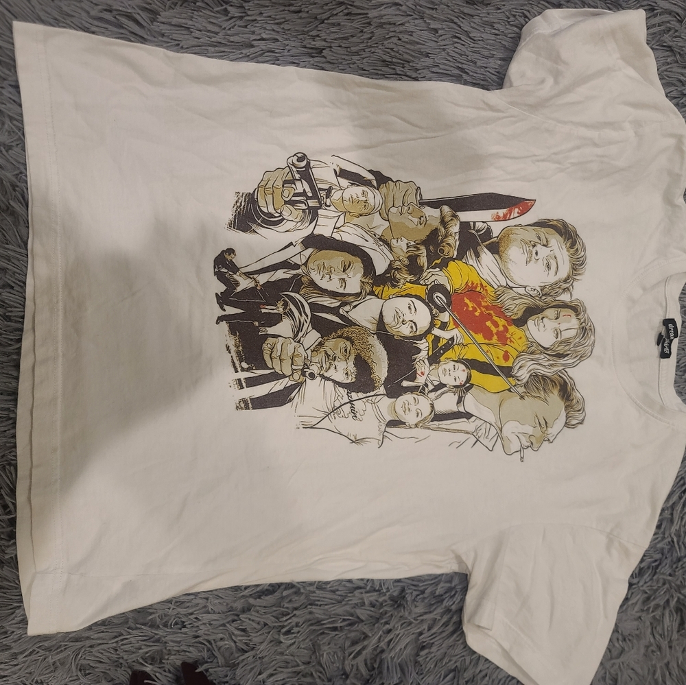 Quintin Tarantino pop art movie shirt